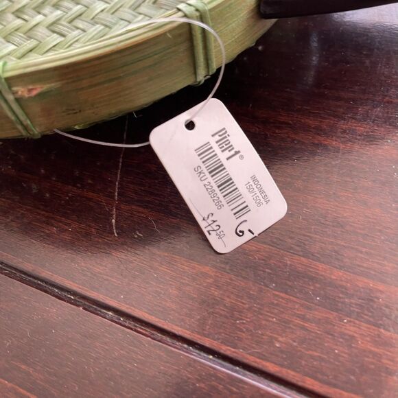 Pier 1 Imports Bamboo‎ Pine Tree Tray – Rustic Holiday Decor NWT - Picture 4 of 11